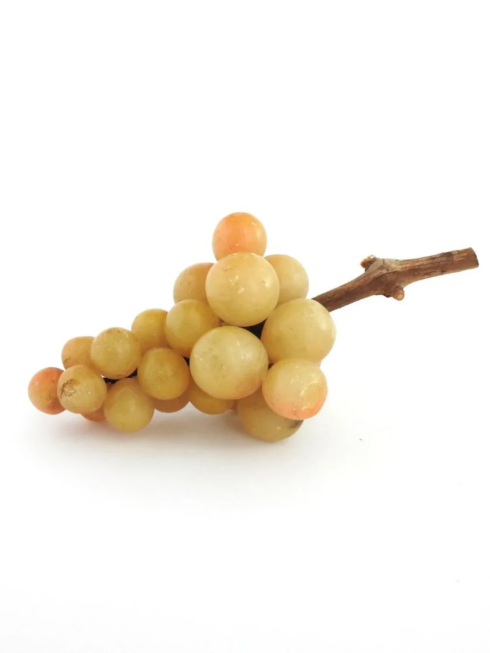Vintage Italian Alabaster Grape Cluster Centerpiece Mid-Century Decor
